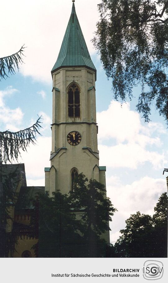 Kirchturm in Oberwiesenthal