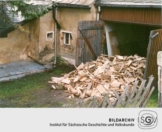 Feuerholzreserve in Kretscham-Rothensehma