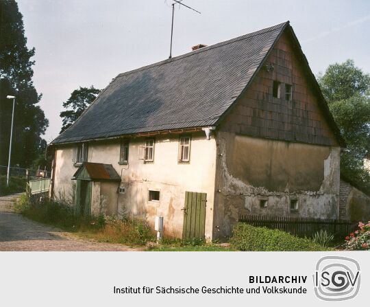 Ortsansicht mit Leerstand in Großharthau