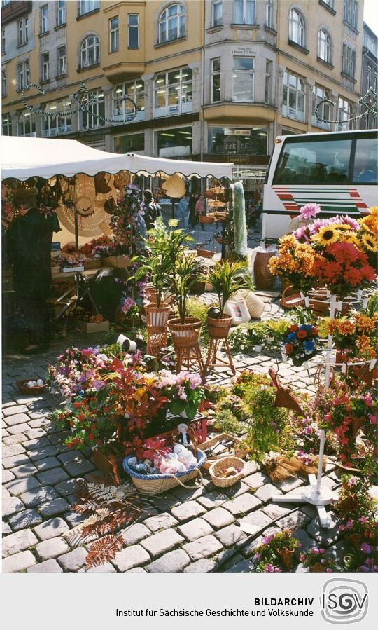 Wochenmarkt in Annaberg-Buchholz