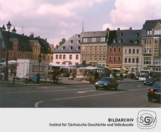 Wochenmarkt in Annaberg-Buchholz