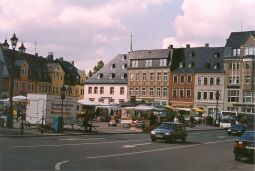 Bild: Wochenmarkt in Annaberg-Buchholz