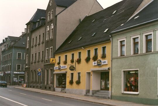 Straßenansicht in Ehrenfriedersdorf