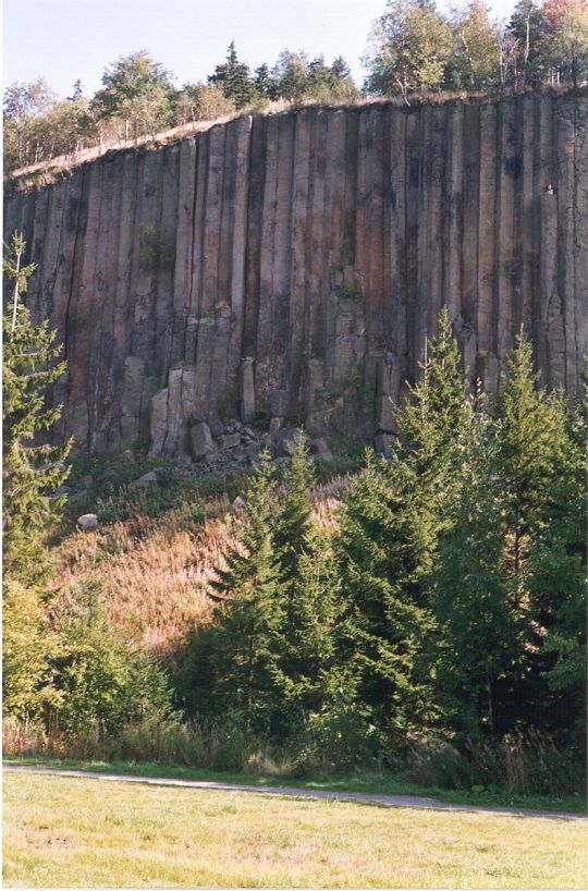 Basaltsäulen am Scheibenberg