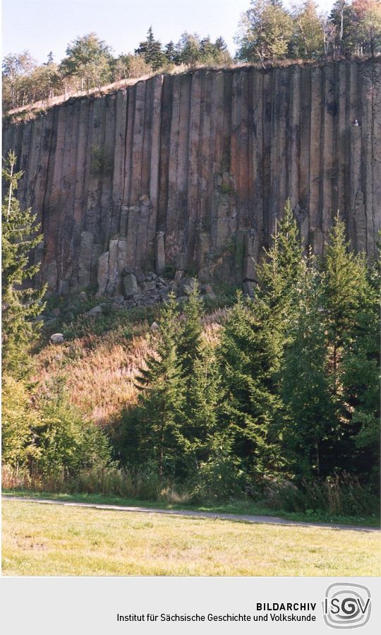 Basaltsäulen am Scheibenberg