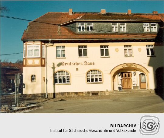 Gaststätte "Deutsches Haus" in Cunewalde