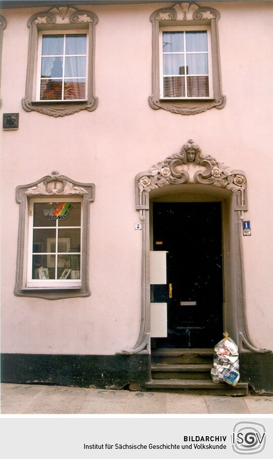 Wohn- und Geschäftshaus in Bischofswerda, Detail