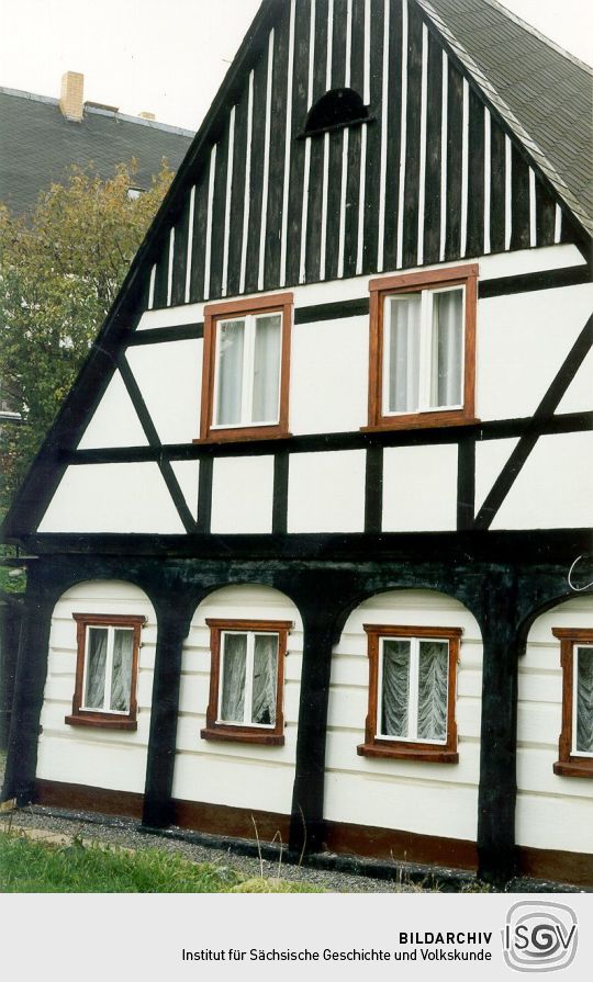 Fachwerkgiebel in Wehrsdorf