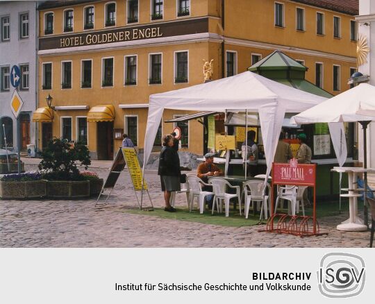 Der Markt in Bischofswerda (Schiebock)