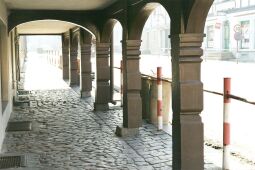 Bild: Laubengang am Obermarkt in Schirgiswalde