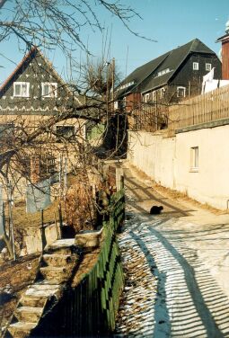 Bild: Straßenszene in Cunewalde