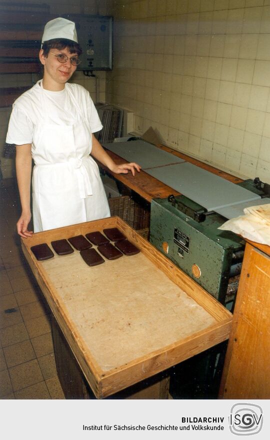 In der Pfefferküchlerei Bernhard Zeiler in Pulsnitz