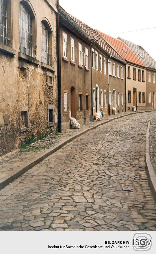 Blick in die Brauhausgasse in Bischofswerda (Schiebock)