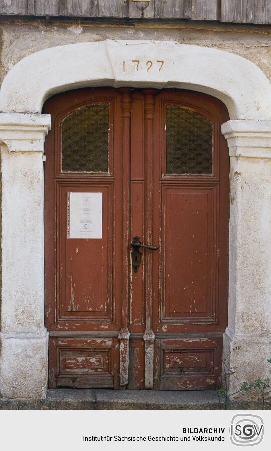 Wohnhaus in Großpostwitz, Detail