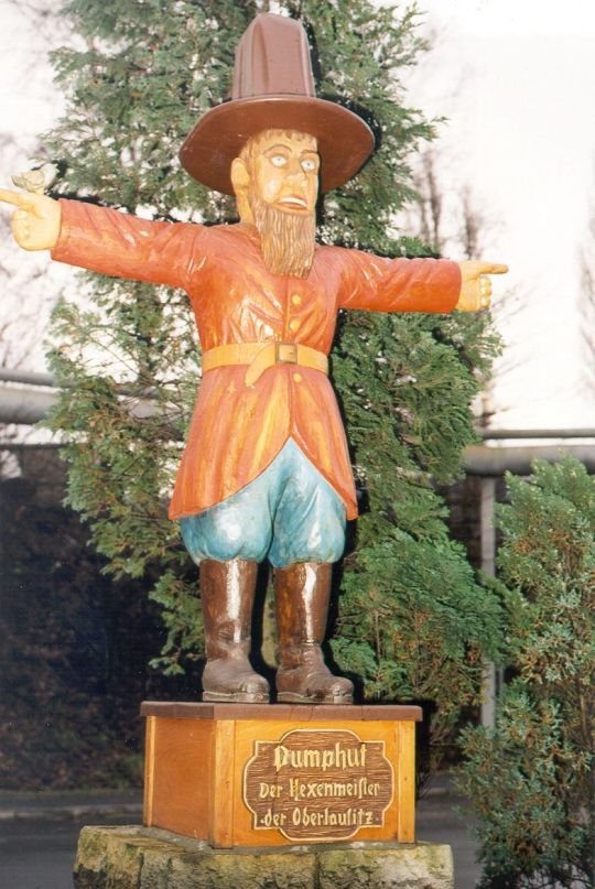 Holzfigur "Pumphut" in Wilthen