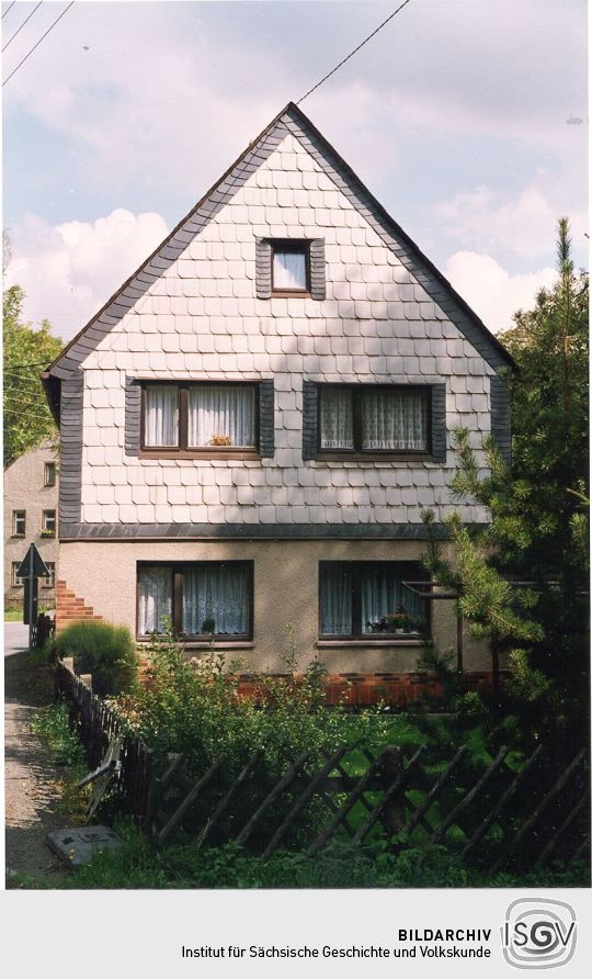 Wohnhausgiebel in Walthersdorf