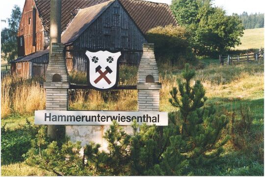 Stadtwappen von Hammerunterwiesenthal