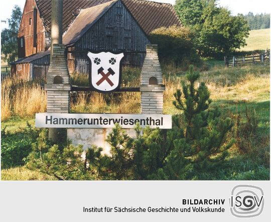 Stadtwappen von Hammerunterwiesenthal