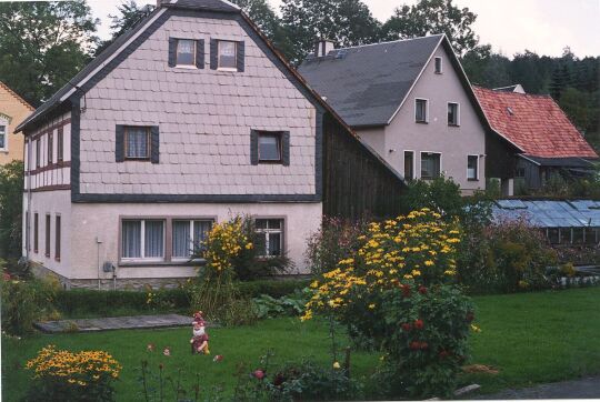 Wohnhausgiebel in Walthersdorf