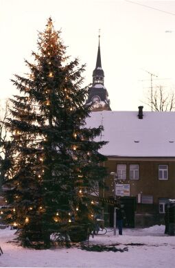 Bild: Marktplatz in Elstra