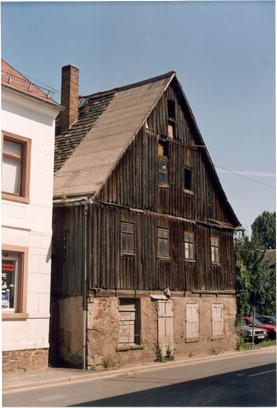 Leerstehendes Wohnhaus in Schlagwitz