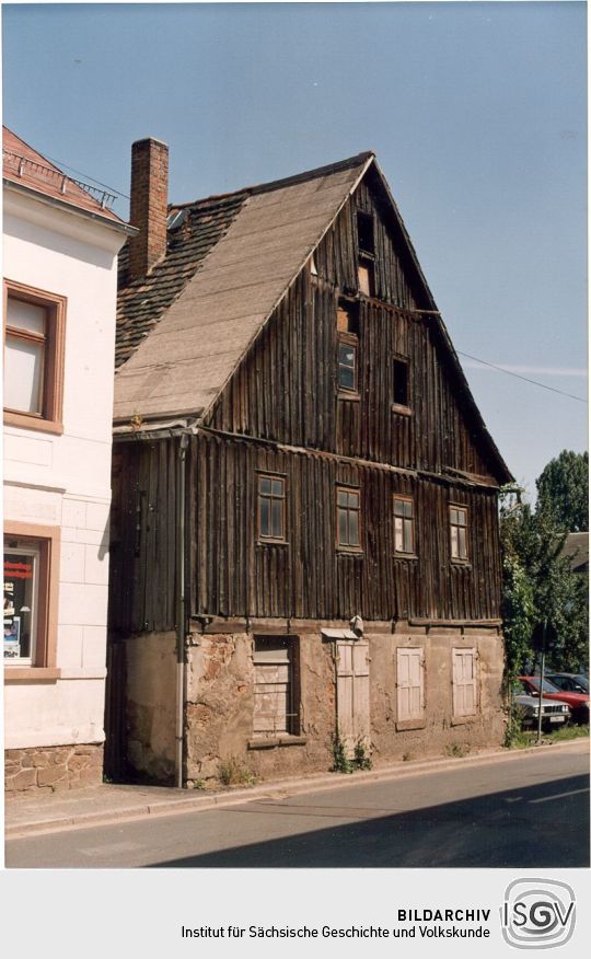 Leerstehendes Wohnhaus in Schlagwitz