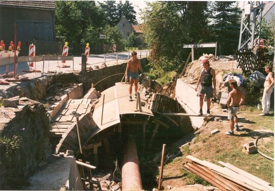 Brückenbau in Wolkenburg