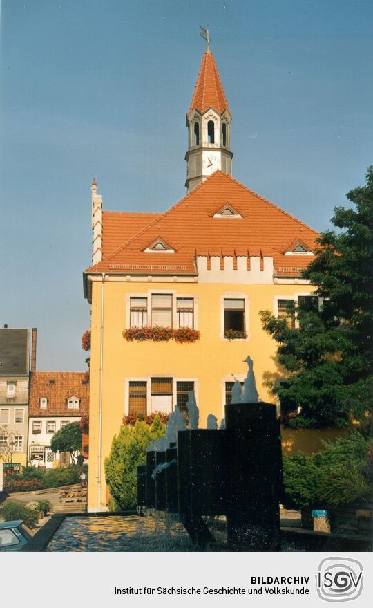 Das Rathaus in Hohenstein-Ernstthal