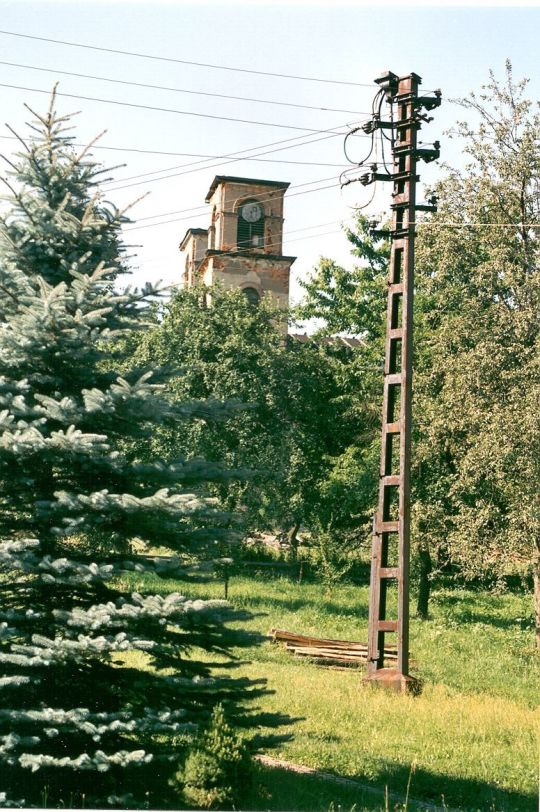 Blick zur Frankener Kirche