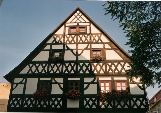 Altes Postgut und heutiges Museum "Buntes Holz" in Hohenstein-Ernstthal