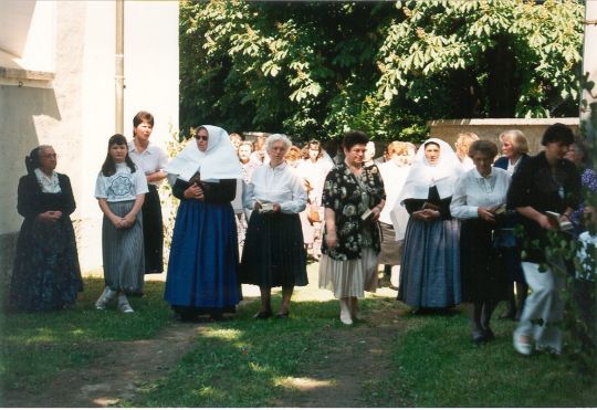 Fronleichnamsprozession in Radibor