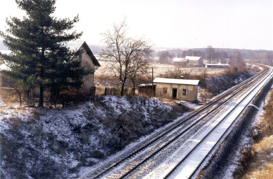 Bahnwärterhaus an der Bahnlinie Arnsdorf-Bischofswerda