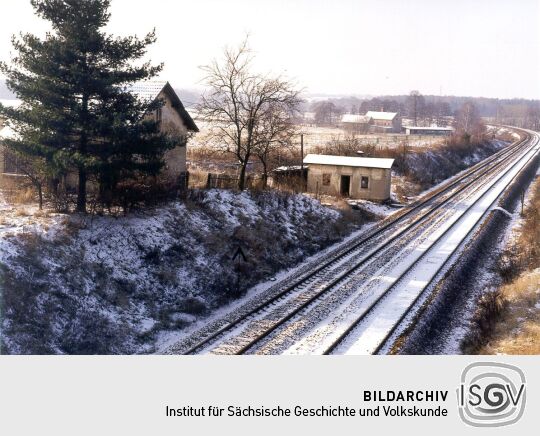 Bahnwärterhaus an der Bahnlinie Arnsdorf-Bischofswerda