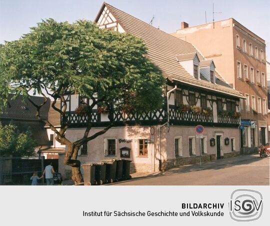 Altes Postgut und heutiges Museum "Buntes Holz" in Hohenstein-Ernstthal