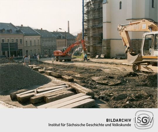 Straßenbau in Oelsnitz