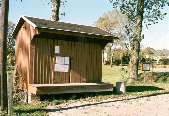 Ehemalige Milchkannenrampe in Oberwürschnitz