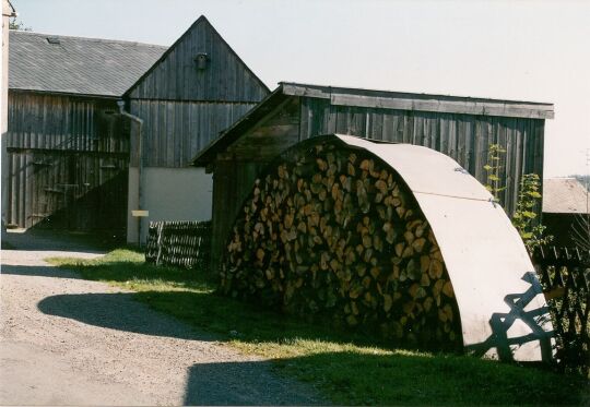 Holzhaufen in Unterwürschnitz