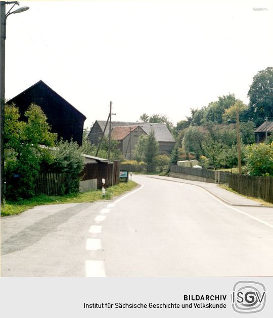 Straßenszene in Heinersgrün