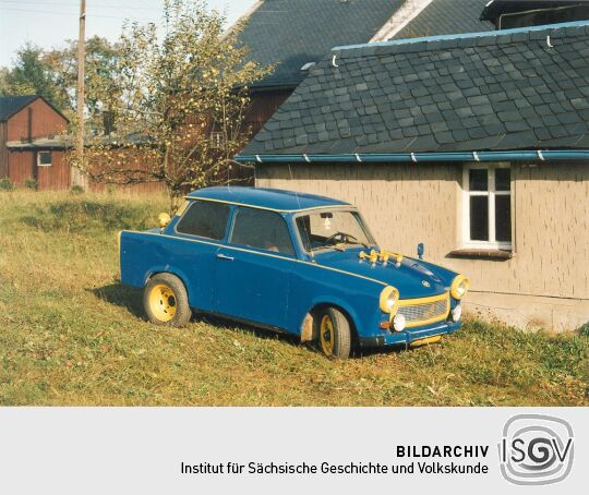 Umgebauter Trabant in Oberbrambach