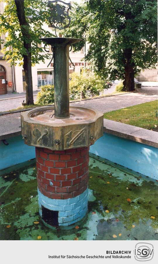 Brunnen am Markt in Markneukirchen