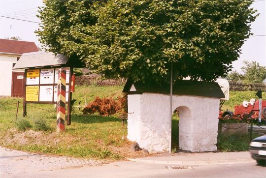 Eingangspforte eines abgerissenen Umgebindehauses