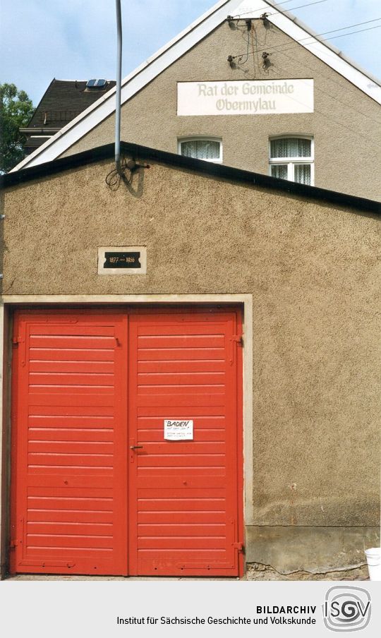 Gemeinderat mit Spritzenhaus in Obermylau