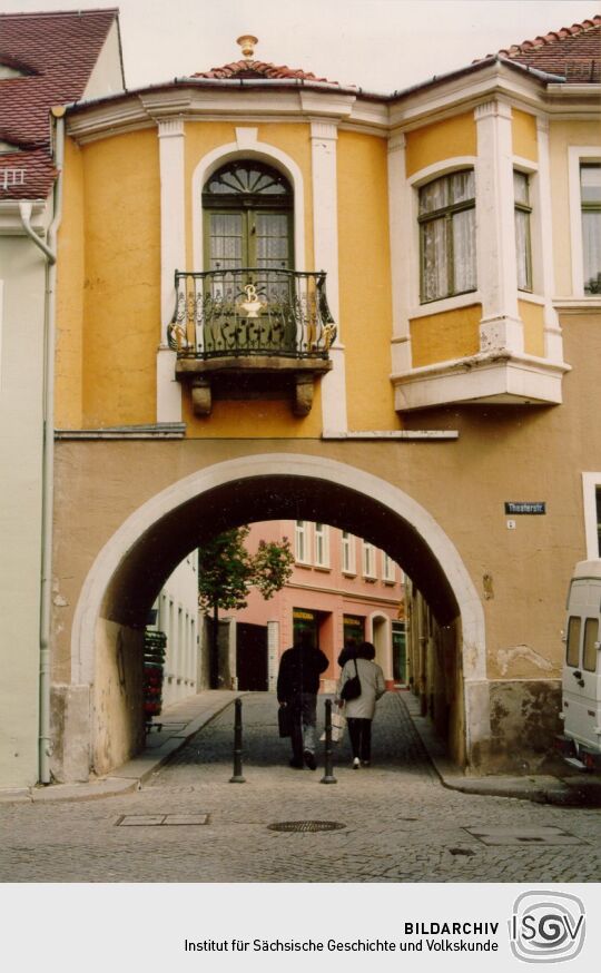 Torbogen in der Theaterstraße in Kamenz