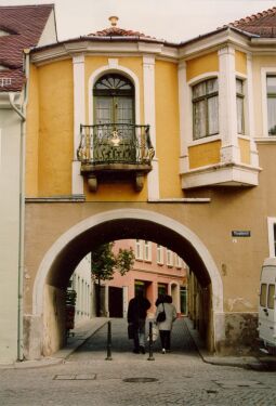 Bild: Torbogen in der Theaterstraße in Kamenz