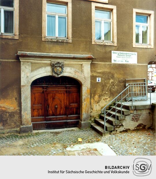 Wohnhausportal in Pulsnitz