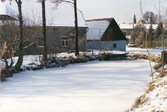 Mühlteich der ehemaligen Schrot- und Sägemühle in Seeligstadt