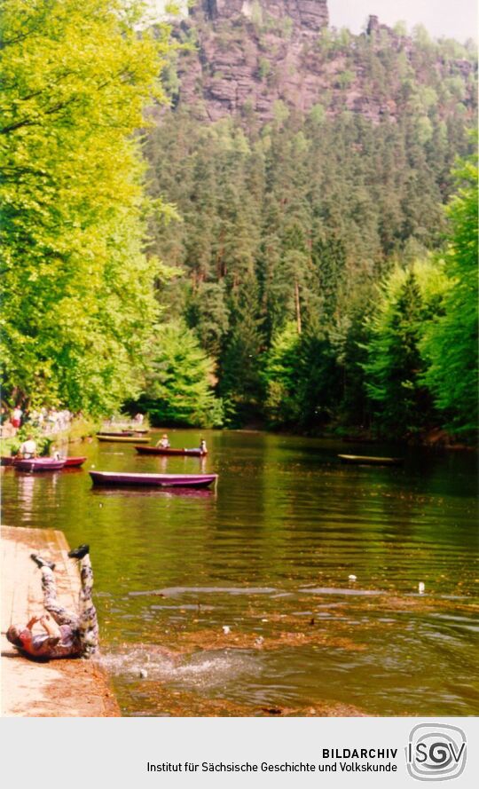 Am Amselsee in Rathen