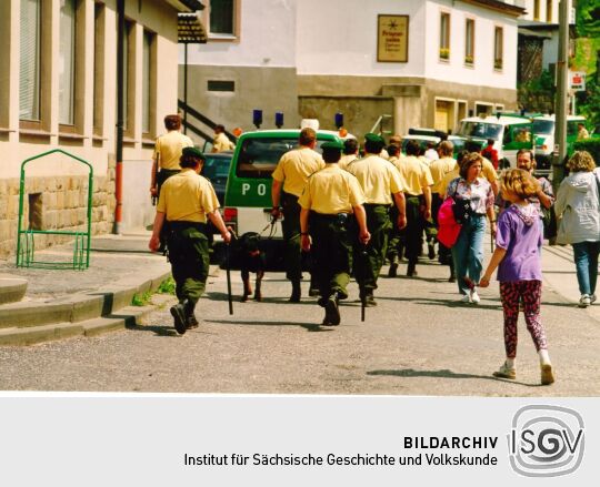 Polizeieinsatz in Rathen