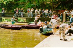 Bild: Ansicht des Amselsees bei Rathen zum Himmelfahrtstag