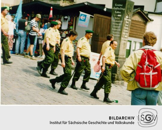 Polizeieinsatz in Rathen